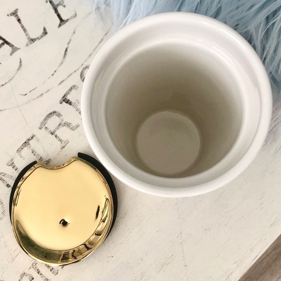 Starbucks, Ceramic, Travel Mug, Collectable, 2016, Mermaid, Gold Lid, 12 oz - Picture 11 of 16